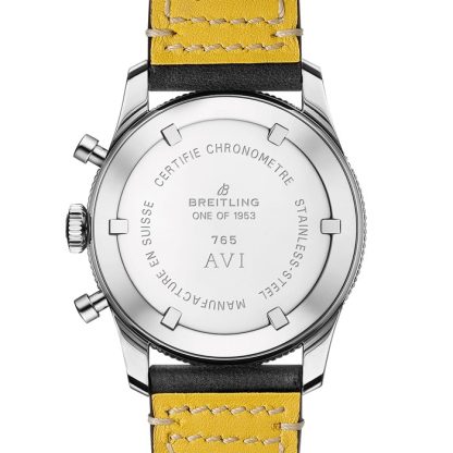 Breitling AVI Ref 765 1953 Re-Edition Zegarek ze stali nierdzewnej AB0920131B1X1 - obrazek 4