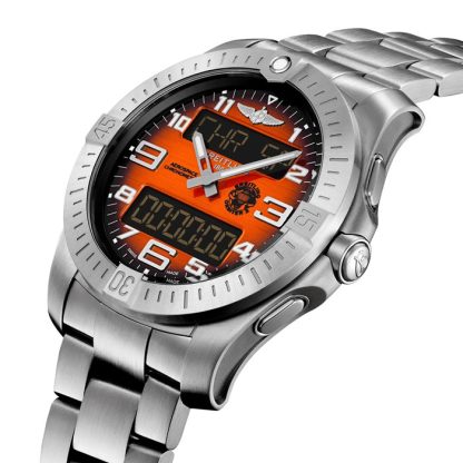 Breitling Aerospace B70 Orbiter 25th Anniversary 43mm Zegarek Męski Pomarańczowy Tytan EB70101A1O1E1 - obrazek 3