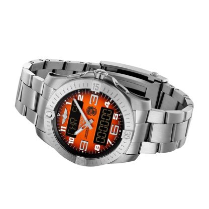Breitling Aerospace B70 Orbiter 25th Anniversary 43mm Zegarek Męski Pomarańczowy Tytan EB70101A1O1E1 - obrazek 4