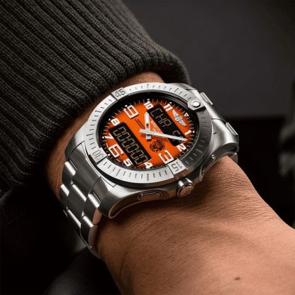 Breitling Aerospace B70 Orbiter 25th Anniversary 43mm Zegarek Męski Pomarańczowy Tytan EB70101A1O1E1 - obrazek 5
