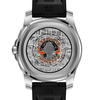 Breitling Aerospace B70 Orbiter 25th Anniversary 43mm Zegarek męski Pomarańczowa guma EB70101A1O1S1 - obrazek 2
