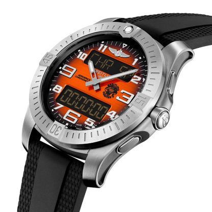 Breitling Aerospace B70 Orbiter 25th Anniversary 43mm Zegarek męski Pomarańczowa guma EB70101A1O1S1 - obrazek 3