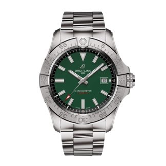 Breitling Avenger Automatic 42mm Zegarek Męski Zielony Stal Nierdzewna A17328101L1A1