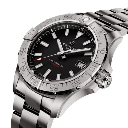 Breitling Avenger Automatic 42mm Zegarek męski Czarny Stal nierdzewna A17328101B1A1 - obrazek 3