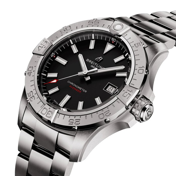 Breitling Avenger Automatic 42mm Zegarek męski Czarny Stal nierdzewna A17328101B1A1 - obrazek 3