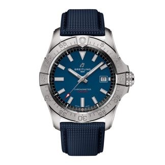 Breitling Avenger Automatic 42mm Zegarek męski Niebieska skóra A17328101C1X1