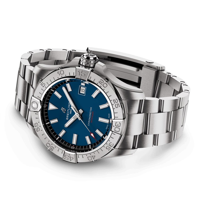 Breitling Avenger Automatic 42mm Zegarek męski Niebieski Stal nierdzewna A17328101C1A1 - obrazek 4