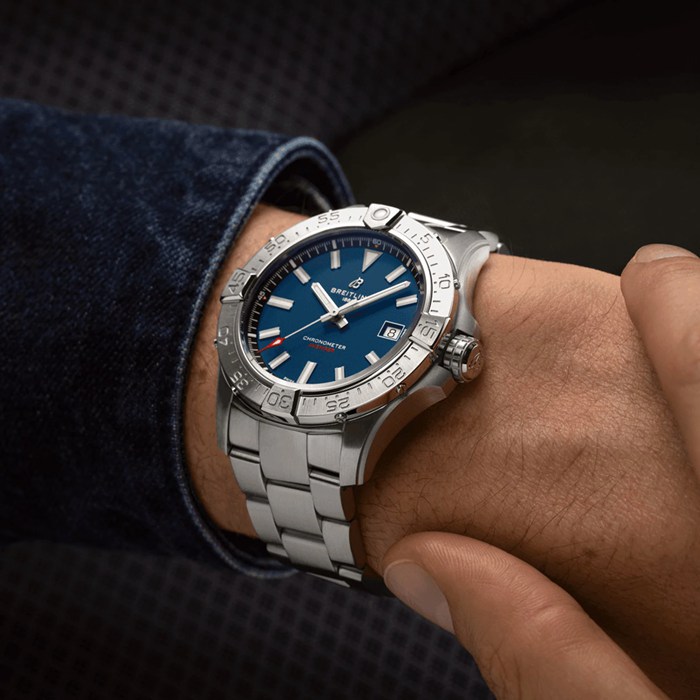 Breitling Avenger Automatic 42mm Zegarek męski Niebieski Stal nierdzewna A17328101C1A1 - obrazek 5