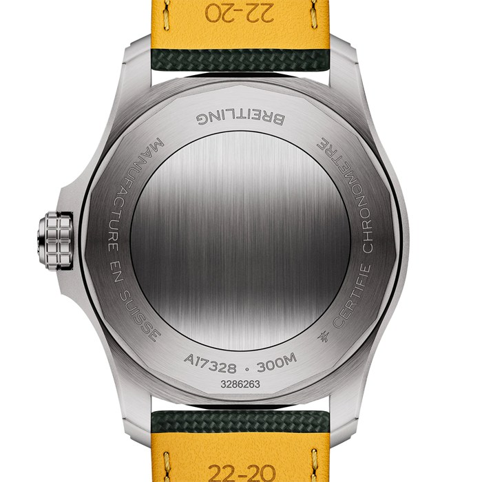 Breitling Avenger Automatic 42mm Zegarek męski Zielona skóra A17328101L1X1 - obrazek 2