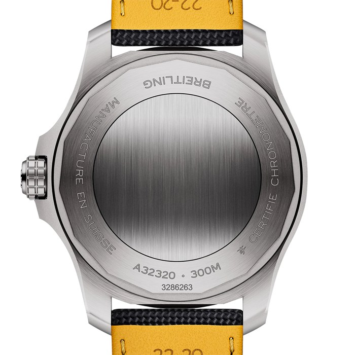 Breitling Avenger Automatic GMT 44mm Zegarek męski Czarna skóra A32320101B1X1 - obrazek 2
