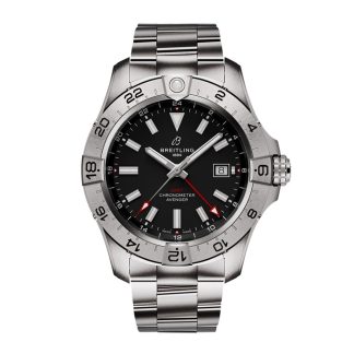 Breitling Avenger Automatic GMT 44mm Zegarek męski Czarny Stal nierdzewna A32320101B1A1