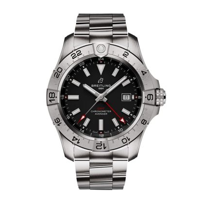 Breitling Avenger Automatic GMT 44mm Zegarek męski Czarny Stal nierdzewna A32320101B1A1