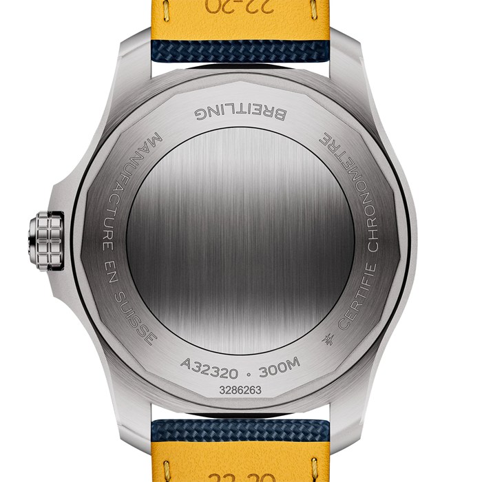 Breitling Avenger Automatic GMT 44mm Zegarek męski Niebieska skóra A32320101C1X1 - obrazek 2