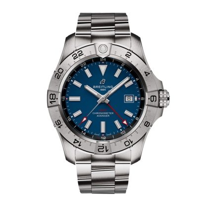 Breitling Avenger Automatic GMT 44mm Zegarek męski Niebieski Stal nierdzewna A32320101C1A1