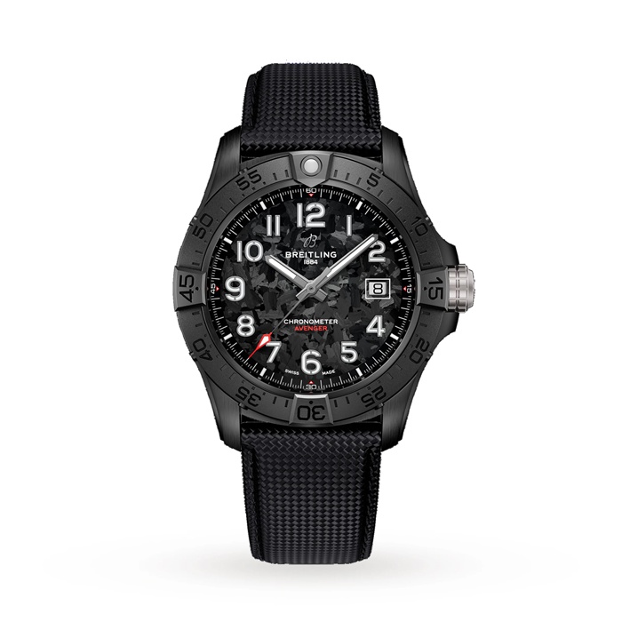 Breitling Avenger Automatic Night Mission 42 mm zegarek męski czarny S17328101B1X1