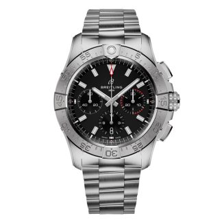 Breitling Avenger B01 Chronograph 42 Zegarek męski Czarny Stal nierdzewna AB0146101B1A1
