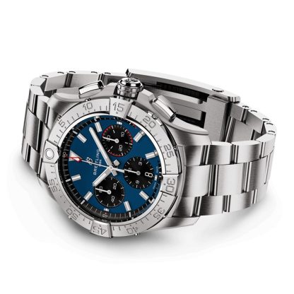 Breitling Avenger B01 Chronograph 42 Zegarek męski Niebieski Stal nierdzewna AB0146101C1A1 - obrazek 3