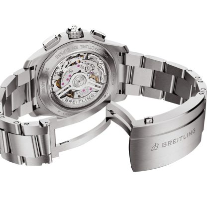 Breitling Avenger B01 Chronograph 42 Zegarek męski Niebieski Stal nierdzewna AB0146101C1A1 - obrazek 5