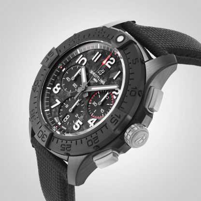 Breitling Avenger B01 Chronograph 44mm Night Mission Zegarek męski czarny SB0147101B1X1 - obrazek 5