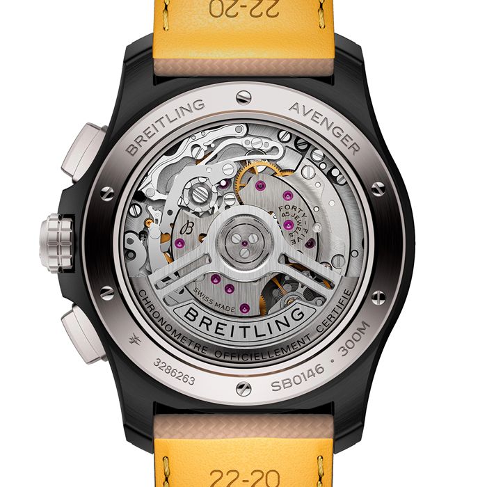 Breitling Avenger B01 Chronograph Night Mission 42mm Zegarek męski Beige SB0146101B1X1 - obrazek 2