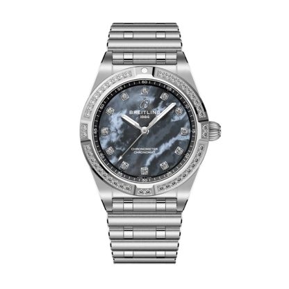 Breitling Chronomat 28mm Zegarek damski Czarna masa perłowa A72310531G1A1