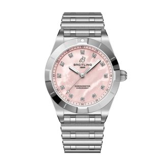 Breitling Chronomat 28mm Zegarek damski Różowa masa perłowa A72310101K1A1