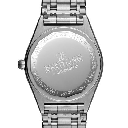 Breitling Chronomat 32 Biały zegarek ze stali nierdzewnej A77310101A3A1 - obrazek 2