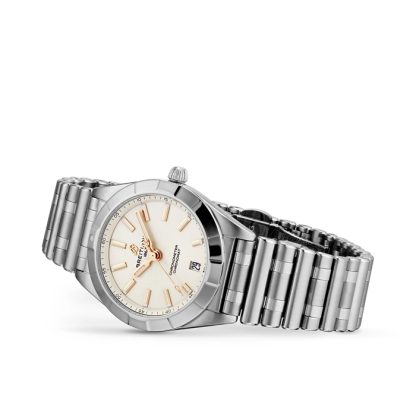 Breitling Chronomat 32 Biały zegarek ze stali nierdzewnej A77310101A3A1 - obrazek 3
