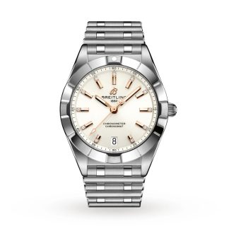 Breitling Chronomat 32 Biały zegarek ze stali nierdzewnej A77310101A3A1
