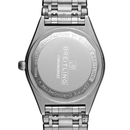 Breitling Chronomat 32 Niebieski zegarek ze stali nierdzewnej A77310101C1A1 - obrazek 2