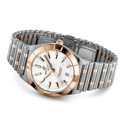 Breitling Chronomat 32 ze stali nierdzewnej i 18-karatowego czerwonego złota U77310101A2U1 - obrazek 3