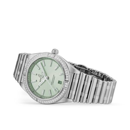 Breitling Chronomat Automatic 36 Mint Green Watch A10380591L1A1 - obrazek 3