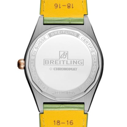 Breitling Chronomat Automatic 36 South Sea Green Zegarek damski na skórzanym pasku U10380611L1P1 - obrazek 2
