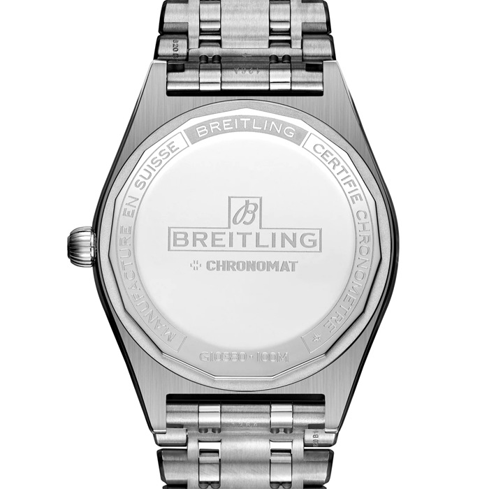 Breitling Chronomat Automatic 36 South Sea Ice Blue Bransoleta ze stali nierdzewnej Zegarek damski G10380611C1G1 - obrazek 2