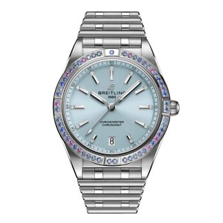 Breitling Chronomat Automatic 36 South Sea Ice Blue Bransoleta ze stali nierdzewnej Zegarek damski G10380611C1G1