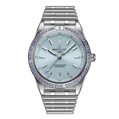 Breitling Chronomat Automatic 36 South Sea Ice Blue Bransoleta ze stali nierdzewnej Zegarek damski G10380611C1G1
