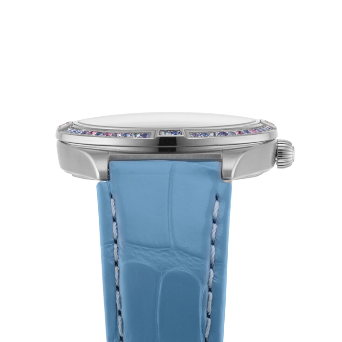 Breitling Chronomat Automatic 36 South Sea Ice Blue Zegarek damski ze skórzanym paskiem G10380611C1P1 - obrazek 5