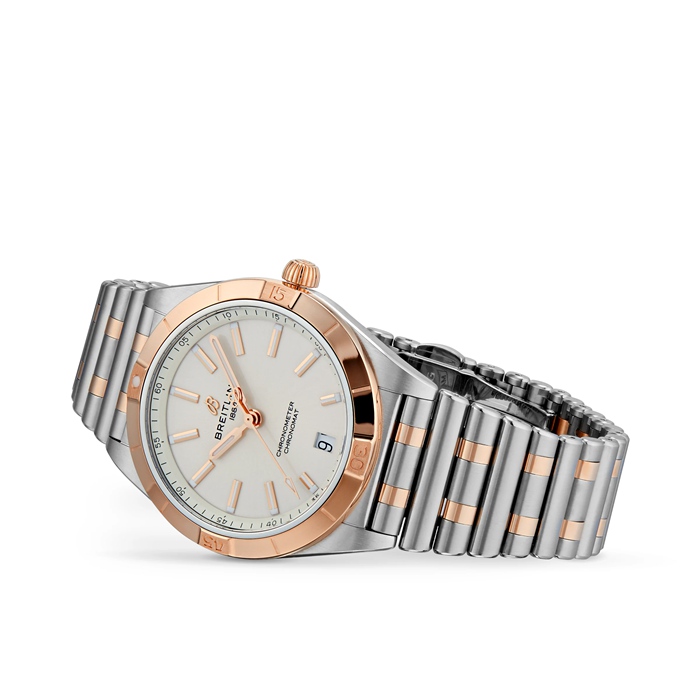 Breitling Chronomat Automatic 36 Zegarek ze stali nierdzewnej i 18-karatowego czerwonego złota U10380101A1U1 - obrazek 3