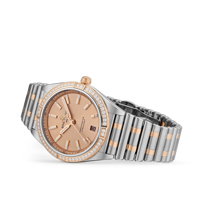 Breitling Chronomat Automatic 36 Zegarek ze stali nierdzewnej i 18-karatowego czerwonego złota U10380591K1U1 - obrazek 3