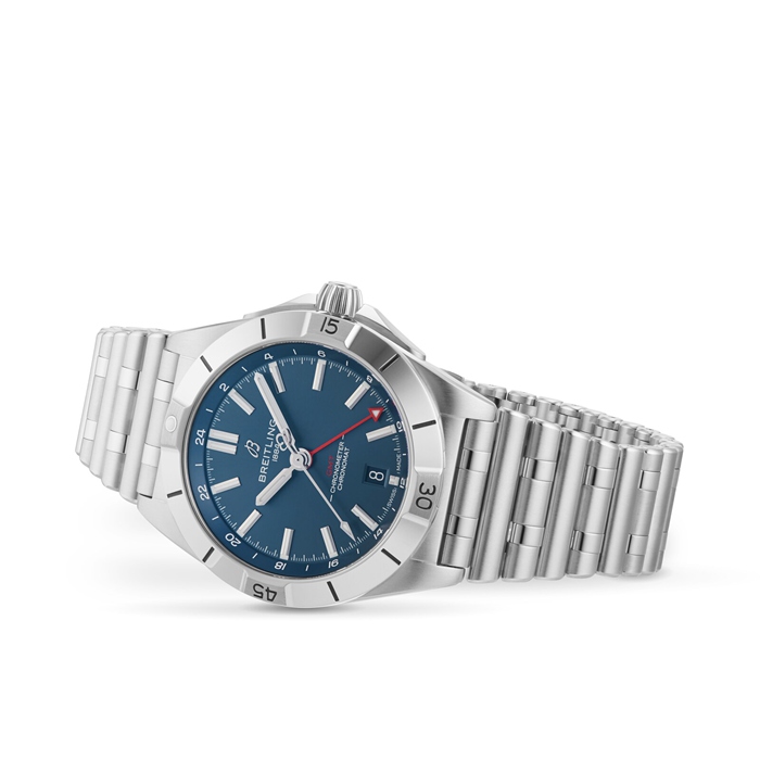 Breitling Chronomat Automatic GMT 40 Blue Dial Watch A32398101C1A1 - obrazek 3
