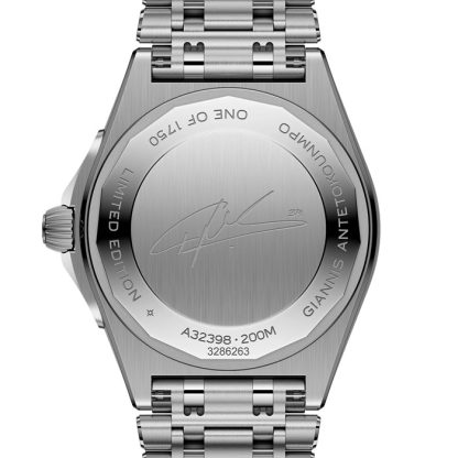 Breitling Chronomat Automatic GMT Giannis Antetokounmpo 40mm Zegarek męski Zielony A32398A11L1A1 - obrazek 2