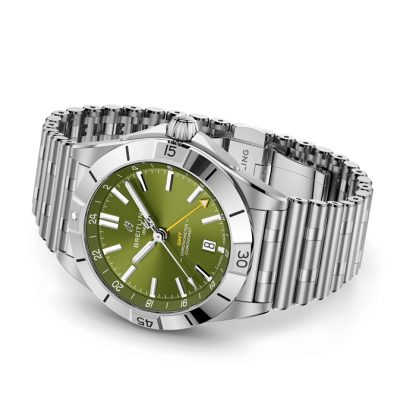 Breitling Chronomat Automatic GMT Giannis Antetokounmpo 40mm Zegarek męski Zielony A32398A11L1A1 - obrazek 4