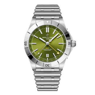 Breitling Chronomat Automatic GMT Giannis Antetokounmpo 40mm Zegarek męski Zielony A32398A11L1A1