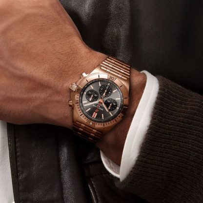 Breitling Chronomat B01 42 18-karatowy zegarek z czerwonego złota RB0134101B1R1 - obrazek 4