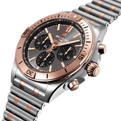 Breitling Chronomat B01 42 Zegarek ze stali nierdzewnej i 18-karatowego czerwonego złota UB0134101B1U1 - obrazek 2