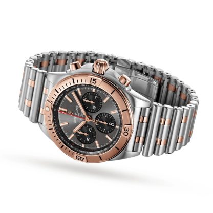 Breitling Chronomat B01 42 Zegarek ze stali nierdzewnej i 18-karatowego czerwonego złota UB0134101B1U1 - obrazek 3