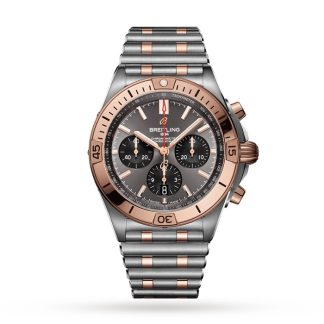 Breitling Chronomat B01 42 Zegarek ze stali nierdzewnej i 18-karatowego czerwonego złota UB0134101B1U1