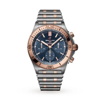 Breitling Chronomat B01 42 Zegarek ze stali nierdzewnej i 18-karatowego czerwonego złota UB0134101C1U1