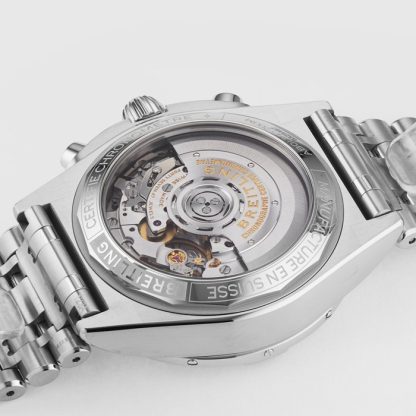 Breitling Chronomat B01 42 Zielony zegarek ze stali nierdzewnej AB0134101L1A1 - obrazek 4