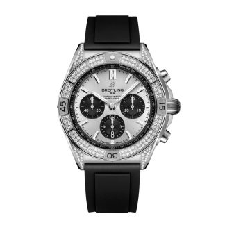 Breitling Chronomat B01 42mm zegarek męski srebrny AB0134721G1S1